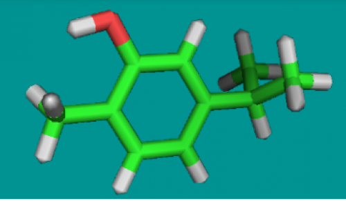 Modélisation 3D d'une molécule