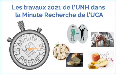 Les travaux 2021 de l’UNH dans  la Minute Recherche de l’UCA